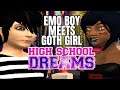 HIGH SCHOOL DREAMS - emo boy meets goth girl #1