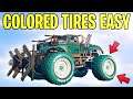 How to Get COLORED Tires on ALL Vehicles in GTA 5 Online!