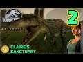 Jurassic World Evolution 🦕 #2 Clairs Zuflucht | Krankheitsereger! | Let's Play Deutsch DLC
