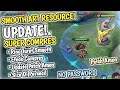 New Smooth Effeck Art Resource | Config Ml No Lag | Cara atasi patah patah ml