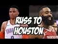 Russell Westbrook & James Harden Are Teammates | Chris Paul Russell Westbrook Trade Reaction