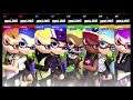 Super Smash Bros Ultimate Amiibo Fights – Request #11045 Inkling 4 Team Splattack