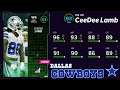 93 OVR CEEDEE LAMB ADDED TO THE BEST DALLAS COWBOYS THEME TEAM IN MADDEN 22!