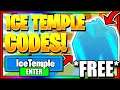 ALL NEW *SECRET ICE TEMPLE PET* CODES in TAPPING SIMULATOR! (ROBLOX CODES)