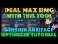 Deal MAX DMG with this Tool: Genshin Artifact Optimizer Tutorial | Genshin Impact Math