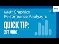 Diff Mode | Intel® Graphics Performance Analyzers Quick Tip | Intel Software