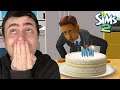 Fiz uma festa de aniversário pro Bilo no The Sims 2!