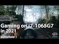 Gaming on Intel i7-1065G7 Iris Plus in 2021 in 12 Games. Part 1
