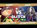Glitch 7 SSBU - Liquid Dabuz (Olimar) VS  Jakal (Wolf) Smash Ultimate W. Round of 24