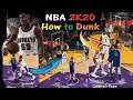 How do you dunk in 2K20