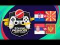 Hrvatska - S. Makedonija | Srbija - Crna Gora | Sinalco PES Liga (eFootball) 2021 w/ Brakus & Banjac