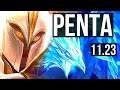 KAYLE vs ANIVIA (MID) | Penta, 10 solo kills | NA Master | 11.23