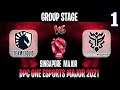 Liquid vs Thunder Game 1 | Bo2 | Group Stage ONE Esports Singapore Major 2021
