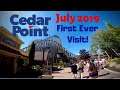 My First Ever Visit to Cedar Point! (But Only for an Afternoon) Cedar Point Vlog July 14, 2019