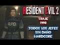 Resident Evil 2 Remake: Leon Traje 1998 (PC) - Todos Los Jefes (Dificultad Hardcore, Sin Daño)
