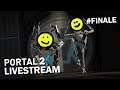 Portal 2 Co-op - ROUNDHEAD AND LONGBOI CONTINUED | TripleJump Live