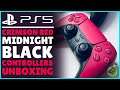 PS5 Cosmic Red & Midnight Black Controllers Unboxing Review