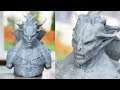 Skyrim Dawnguard Vampire Lord Bust 3D Printed Model Review