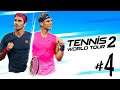 Tennis World Tour 2 - Torneo - Octavos De Final - R. Federer Vs J. Isner - Parte 4 - Español