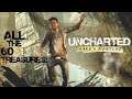 Uncharted: Drake's Fortune Remastered - All the 60 Treasures + Strange Relic! (PS4 Gameplay)