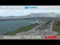 X-Plane 11 |  Real Airline Pilot LIVE (ZIBO MOD 737) Malta - Corfu | RNAV RW35