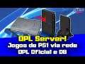 Como jogar games de PS1 via rede usando o OPL Server (Com OPL oficial e o DB)