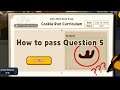 【CROB】Mock Exam Question 5 〈Curriculum event〉