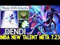 DENDI [Puck] Imba New Talent Tree Phase Shift Attacks WTF Meta 7.23 Dota 2