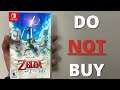 DON'T BUY LEGEND OF ZELDA: SKYWARD SWORD HD - TRASH GAME - AWFUL - HORRIBLE - REVIEW - PREVIEW