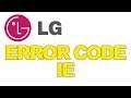 How to Fix LG Dishwasher "IE" Error Code / Water Inlet