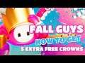 How To Get 5 Extra Free Crowns In Fall Guys, Fall Guys Season 3 Survey