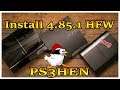 How To Install 4.85.1 HFW And PS3HEN Work On Any PS3 Console 2019