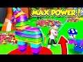 I Got The MAX POWER SWORD And PET In PINATA SIMULATOR And Got UNLIMITED CANDY!! (Roblox)