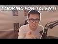 I'm making a Game! Talent Recruitment Video!