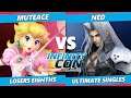 Infinity Con 2021 Top 8 Losers - MuteAce (Peach) Vs. Ned (Sephiroth) SSBU Ultimate Tournament