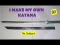 Making a Katana from popsicles | Scabbard part | DIY