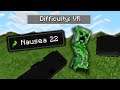 Minecraft VR, But TAKING DAMAGE gives me NAUSEA