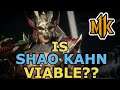 MK11 IS SHAO KAHN VIABLE?? - Mortal Kombat 11 Aftermath - Character Breakdowns - Pointless Buffs :(