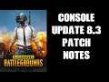 PUBG Console Console Update 8.3 – Patch Notes Xbox One & PS4 - Ferry's, Back-Packs & Arena Mode...
