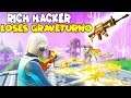 Rich Hacker Loses MYTHIC Graveturno! 😱 (Scammer Gets Scammed) Fortnite Save The World
