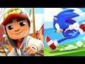 Subway Surfers vs Sonic The Hedgehog (iOS Gameplay, Walkthrough)