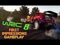 WRC 8 - FIRST IMPRESSIONS Gameplay | 5 Races | PC 4K |
