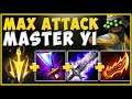 WTF! NO CHAMPION STANDS A CHANCE AGAINST MAX ATTACK YI BUILD! MASTER YI TOP S10! - League of Legends