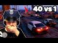 40 POLICIAS vs 1 LADRÓN en GTA ( FIVEM) ! [Cjp_Mystic]
