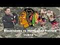 Blackhawks vs Hurricanes New Era Starts Tonight Preview 11/8/18