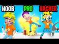 Can We Go NOOB vs. PRO vs. HACKER In PRANK MASTER 3D?! (ALL LEVELS!)