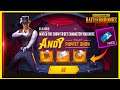 FINALLY ANDY CHARACTER IS HERE ( PUBG MOBILE NEW EVENT )