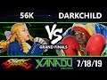 F@X 311 SFV - 56k [L] (Karin) Vs. Darkchild (Balrog) - Street Fighter V Grand Finals