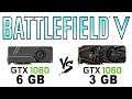 GTX 1060 6 Gb vs 3 Gb (GTX 1066 vs GTX 1063) + i7 2600k in Battlefield V (Ultra settings)
