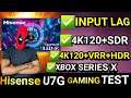 Hisense U7G Gaming Tested on Xbox Series X via hdmi 2.1 4K HDR VRR 120hz & More!
